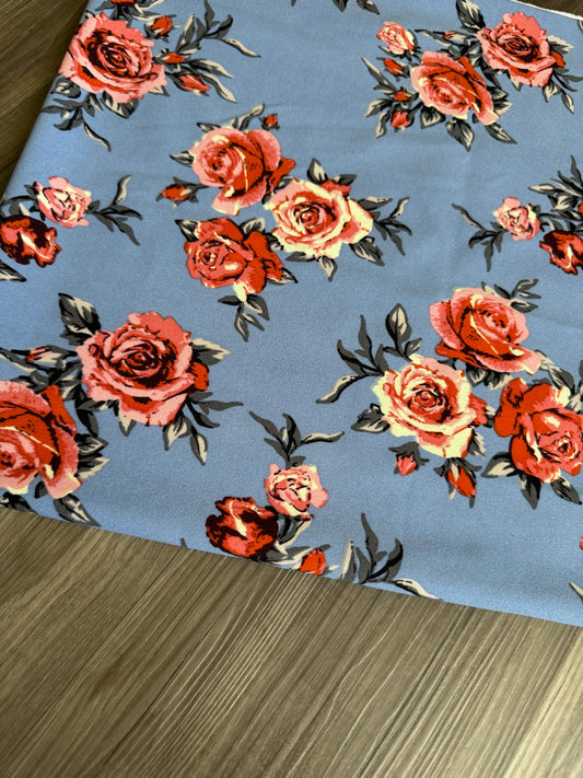 Peach Floral Liverpool
