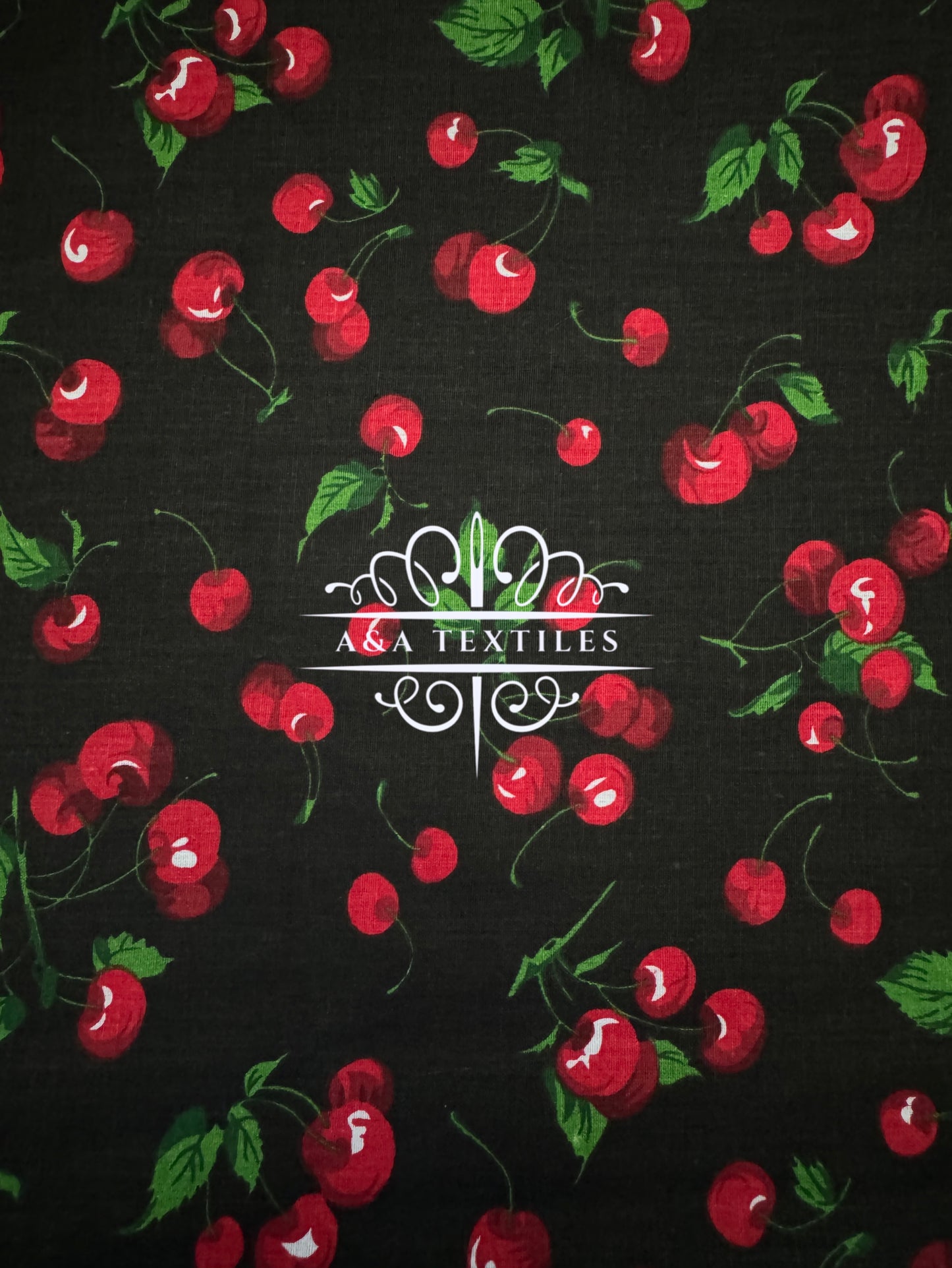 Black Cherry Poly Cotton