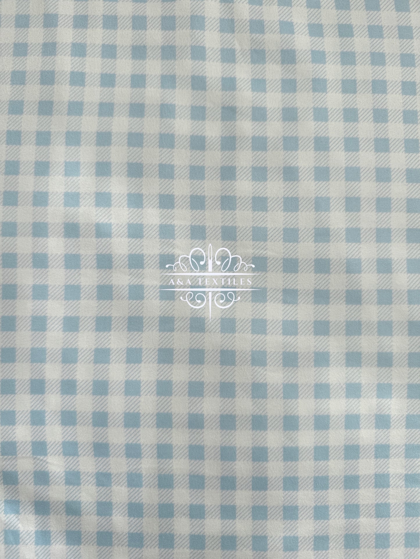 Gingham Double Brushed Poly