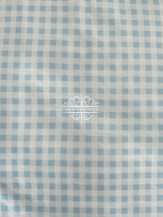 Gingham Double Brushed Poly