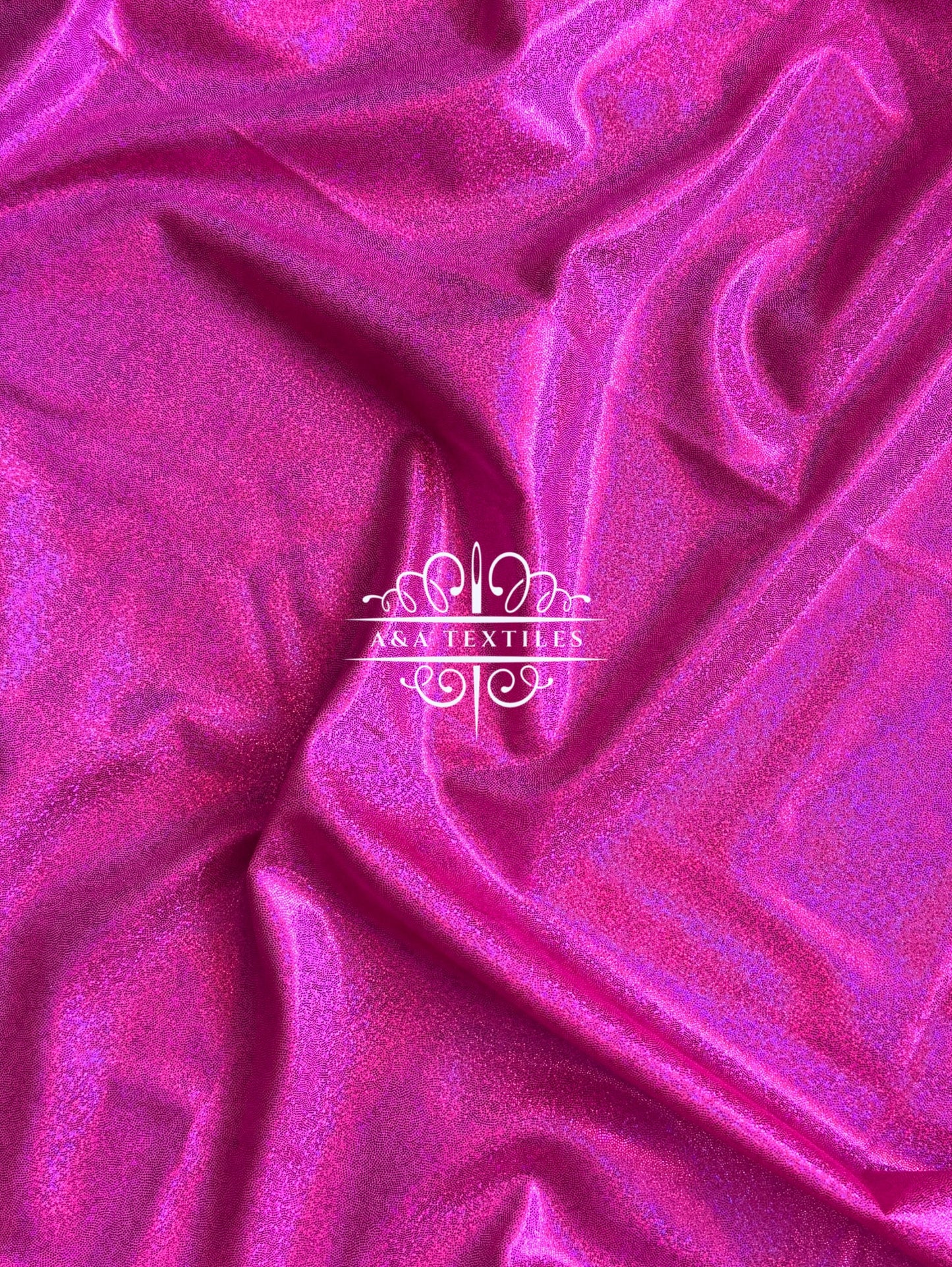 Pink Mystique Foil Spandex