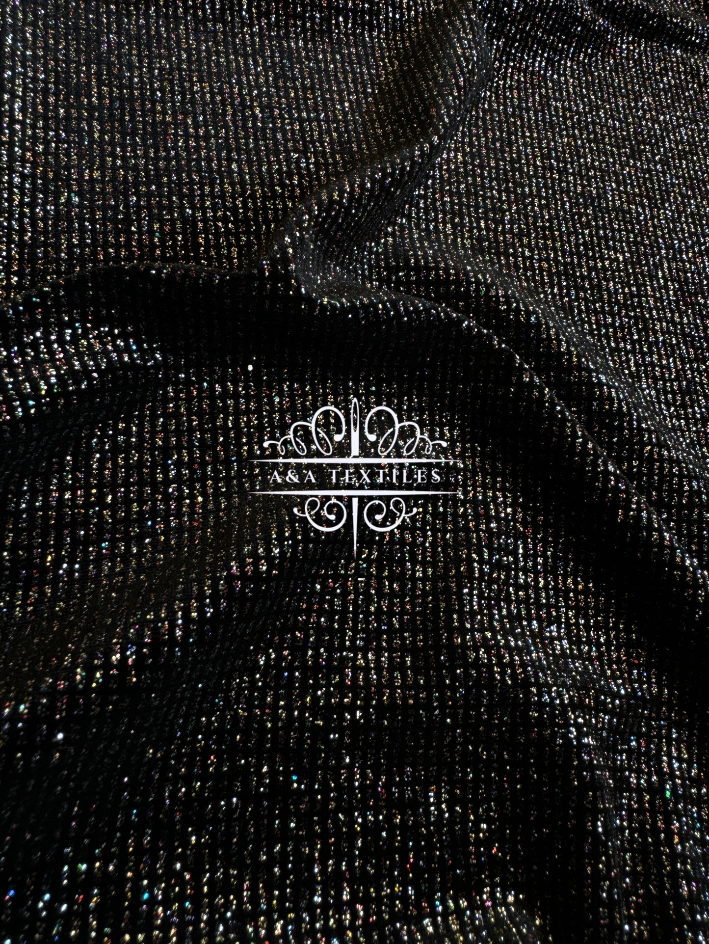 Shimmery Multi Color Stretch Velvet