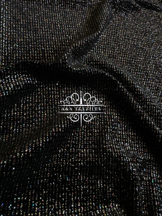 Shimmery Multi Color Stretch Velvet