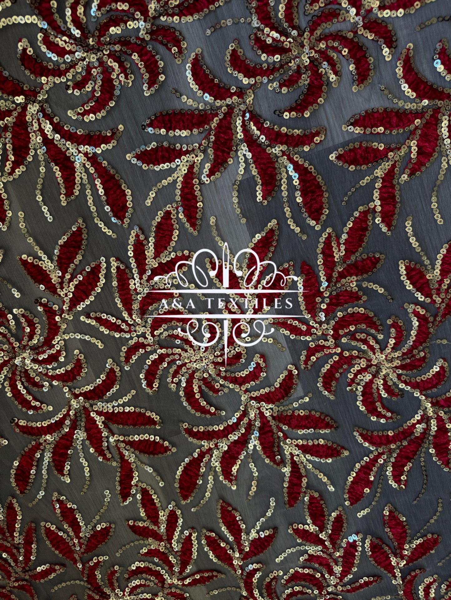 Red & Gold Lace