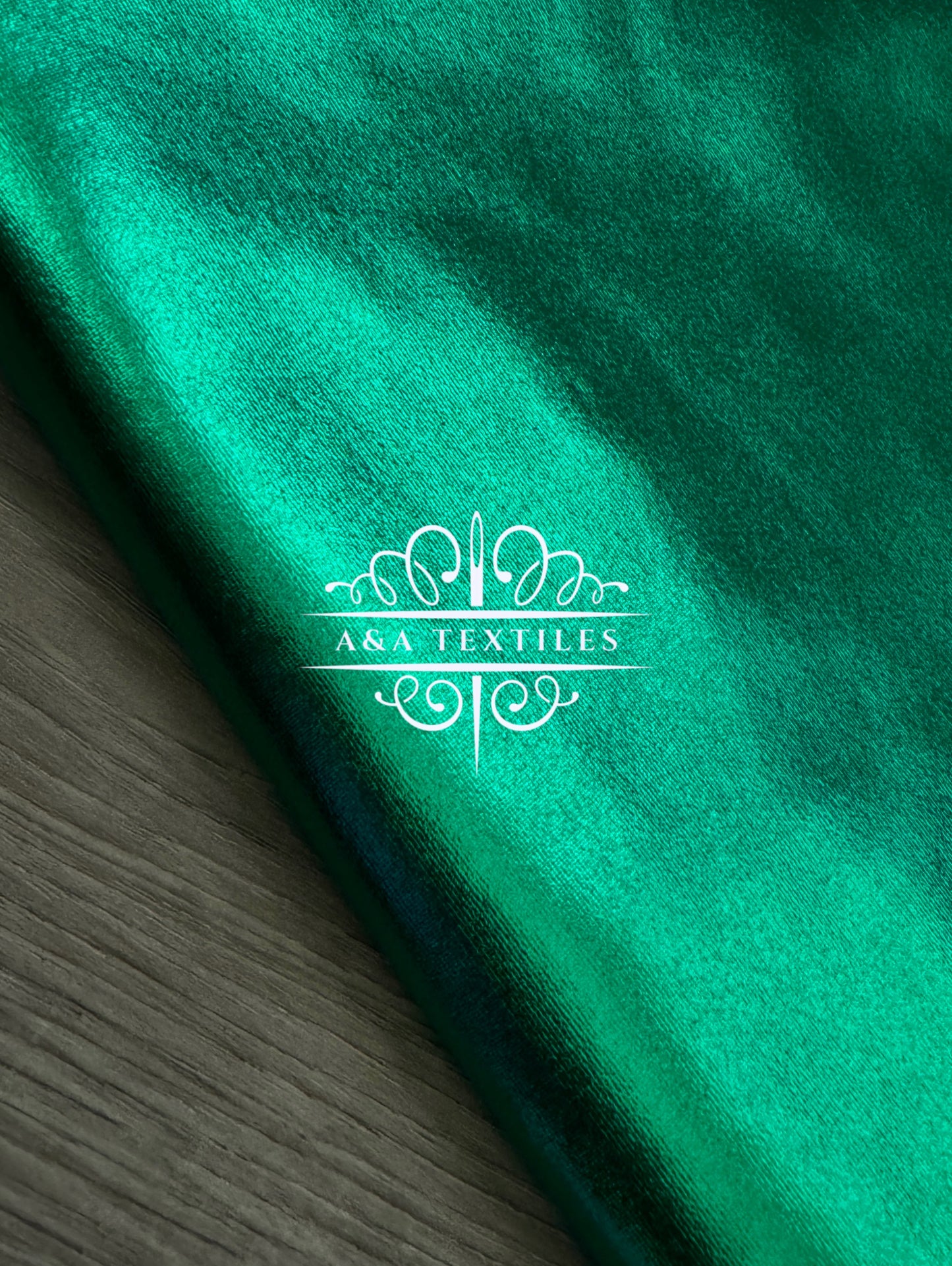 Green Foil Spandex