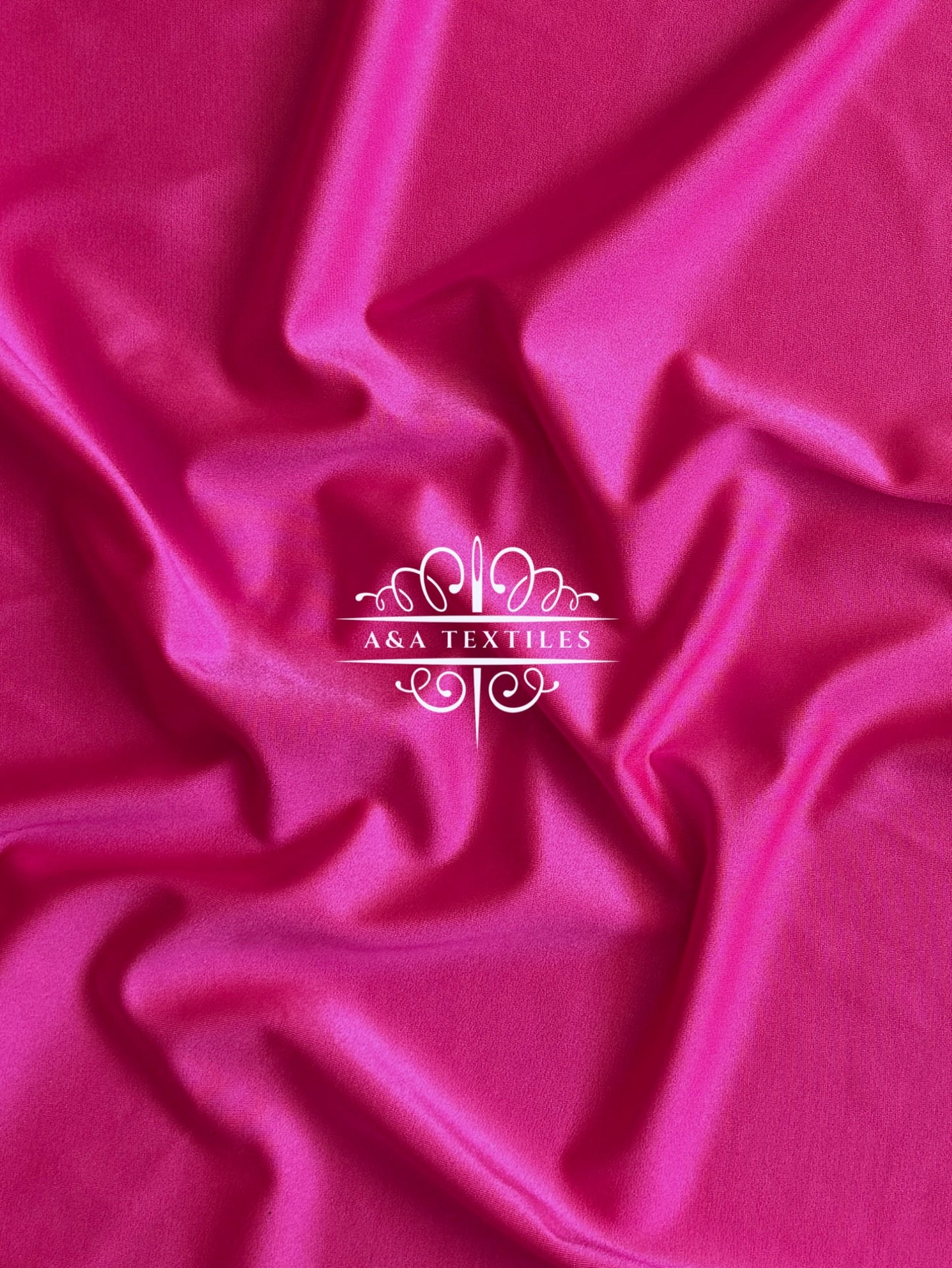 Hot Pink Shiny Nylon Spandex
