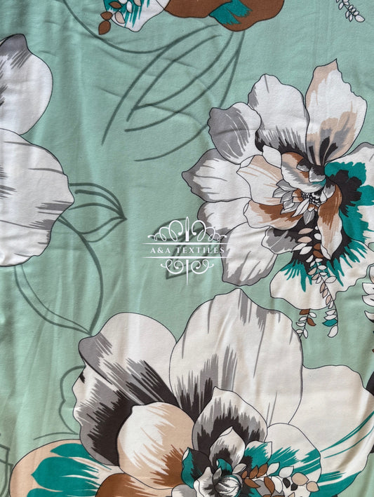 Mint Double Brushed Poly