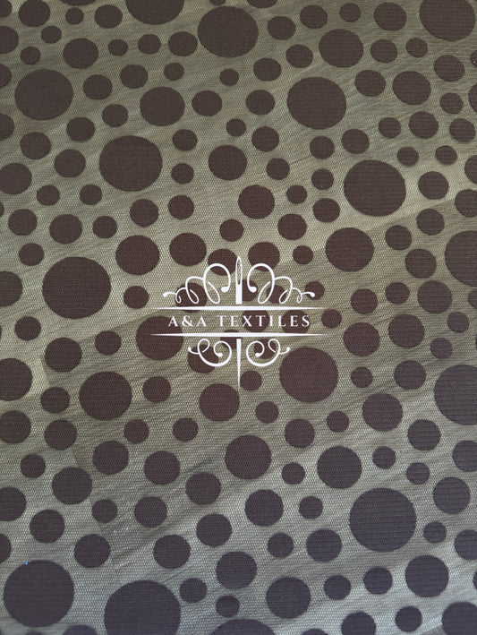 Brown Dotted Mesh