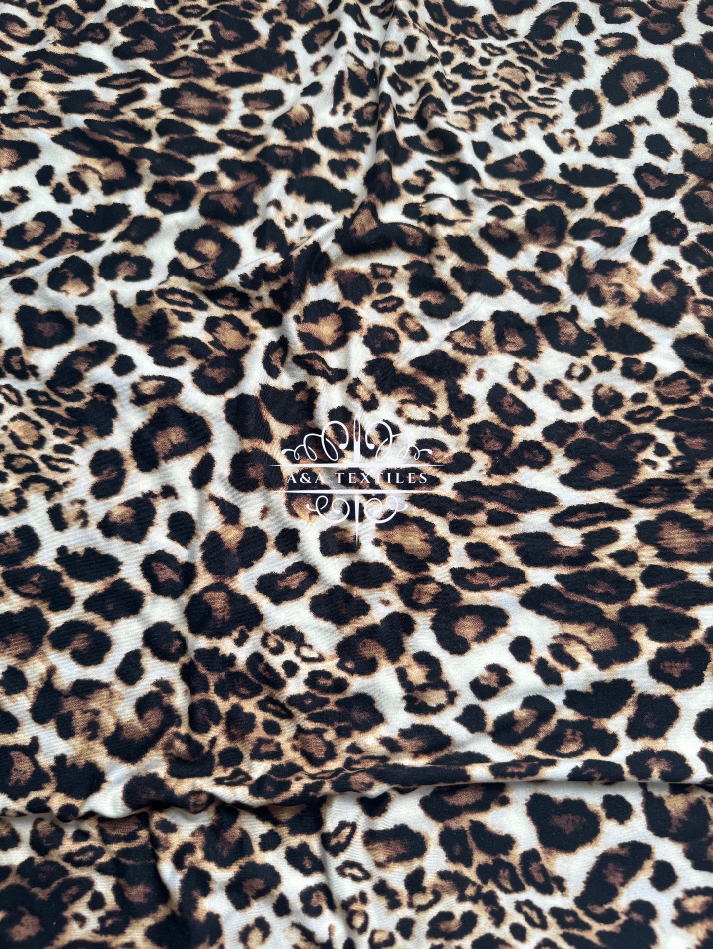 Leopard Double Brushed Poly