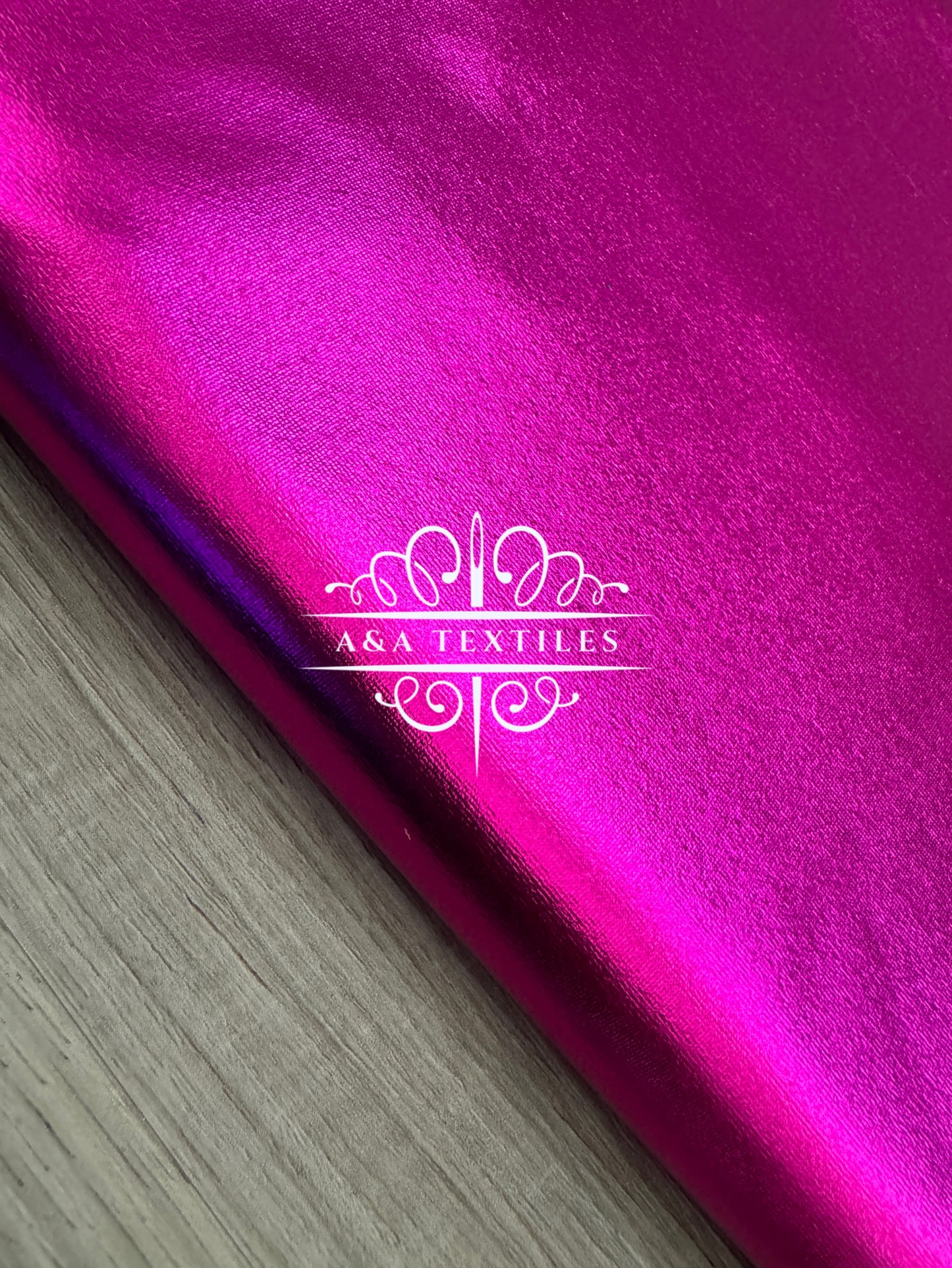 Pink Foil Spandex