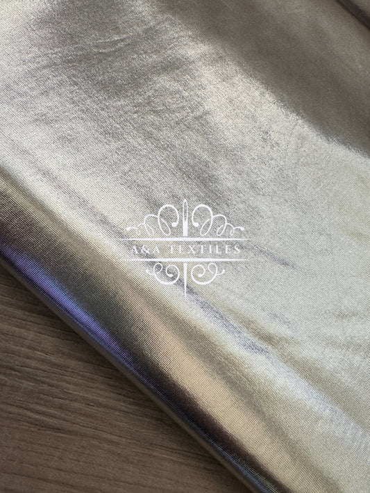 Silver Foil Spandex