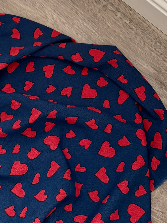 Hearts Bubble Crepe