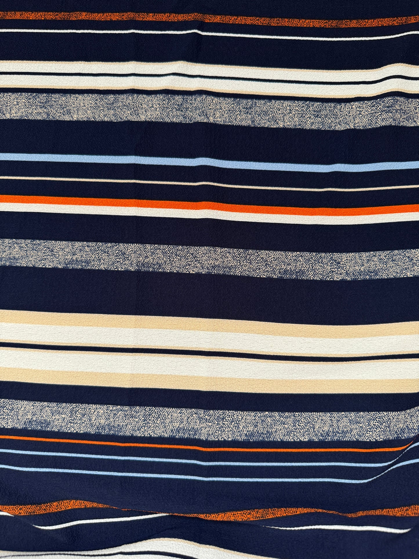 Blue Multi Bubble Crepe