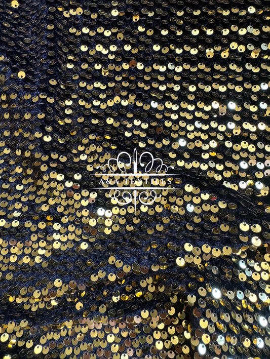 Gold Stretch Sequin