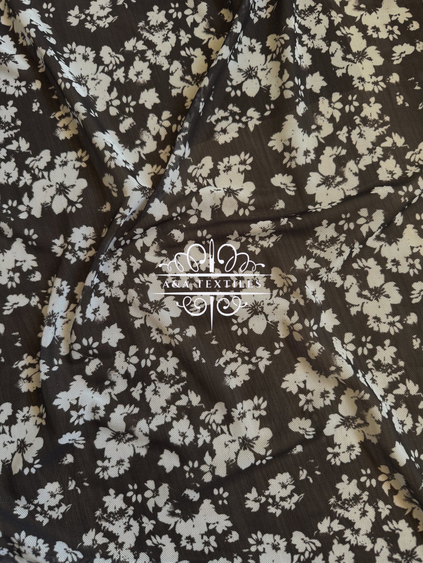 Floral Stretch Mesh