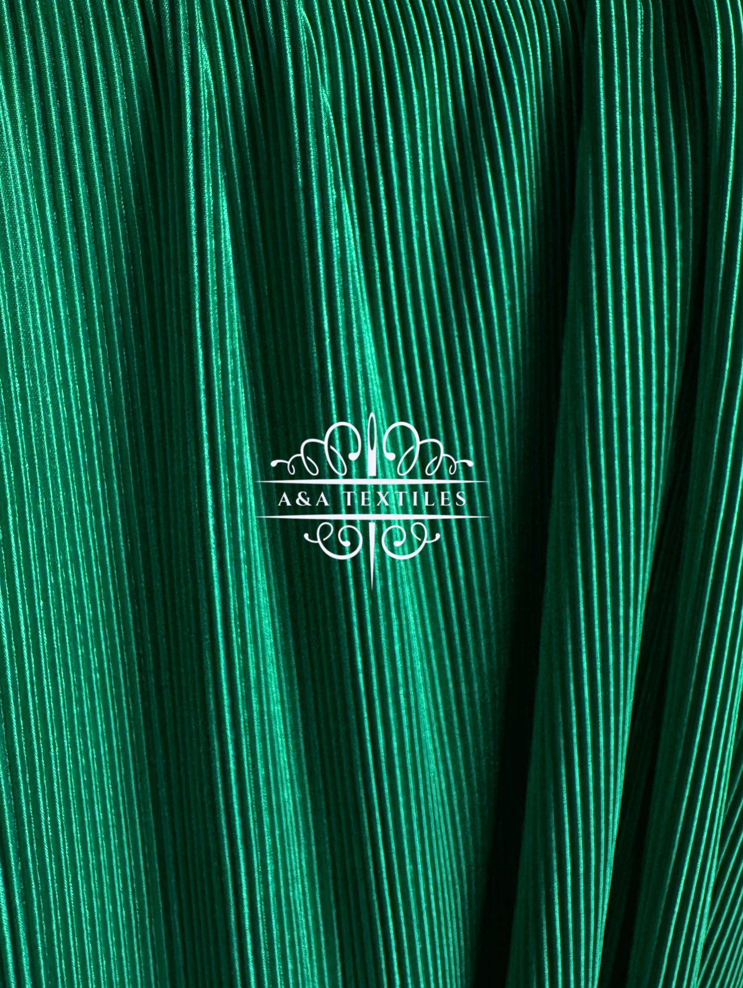 Green Pleated Knit