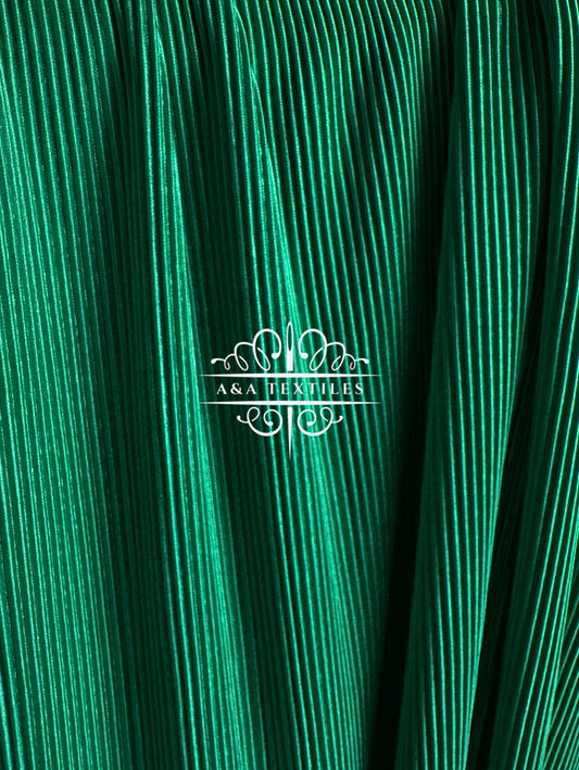 Green Pleated Knit