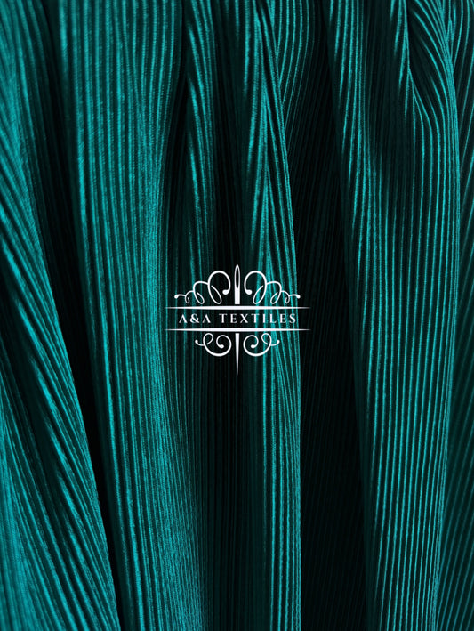 Hunter Green Pleated Knit