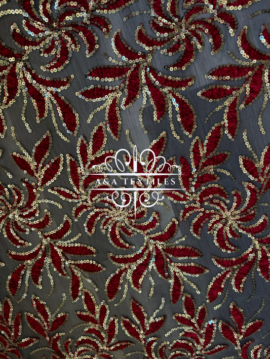 Red & Gold Lace