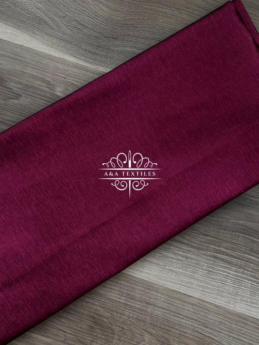 Burgundy Stretch Taffeta