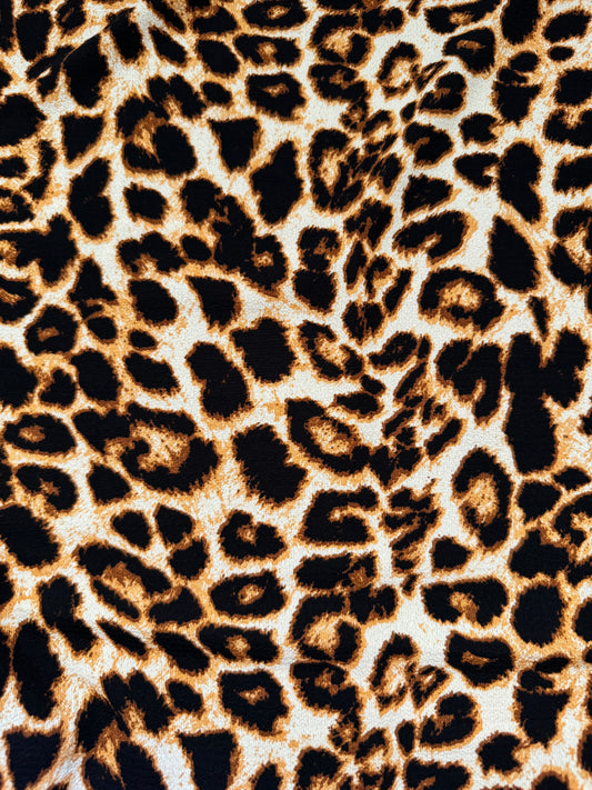 Leopard Bubble Crepe