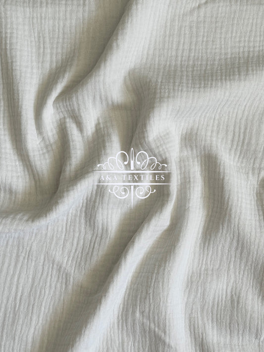 Ivory Cotton Gauze